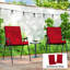 2 coussins de chaise d'extérieur, coussins d'extérieur en polyester teint en fil-1256258967