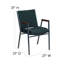 Chaise empilable robuste avec accoudoirs Aliya-801723525
