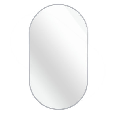 Metal Oval Mirror