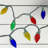 50 Count Multi-Colour Transparent LED C9 Christmas Lights 17 Ft Green Wire