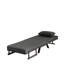 51 Lit canapé pliant - confortable pour la chambre à coucher, appartement confortable convertible noir,-1571852600