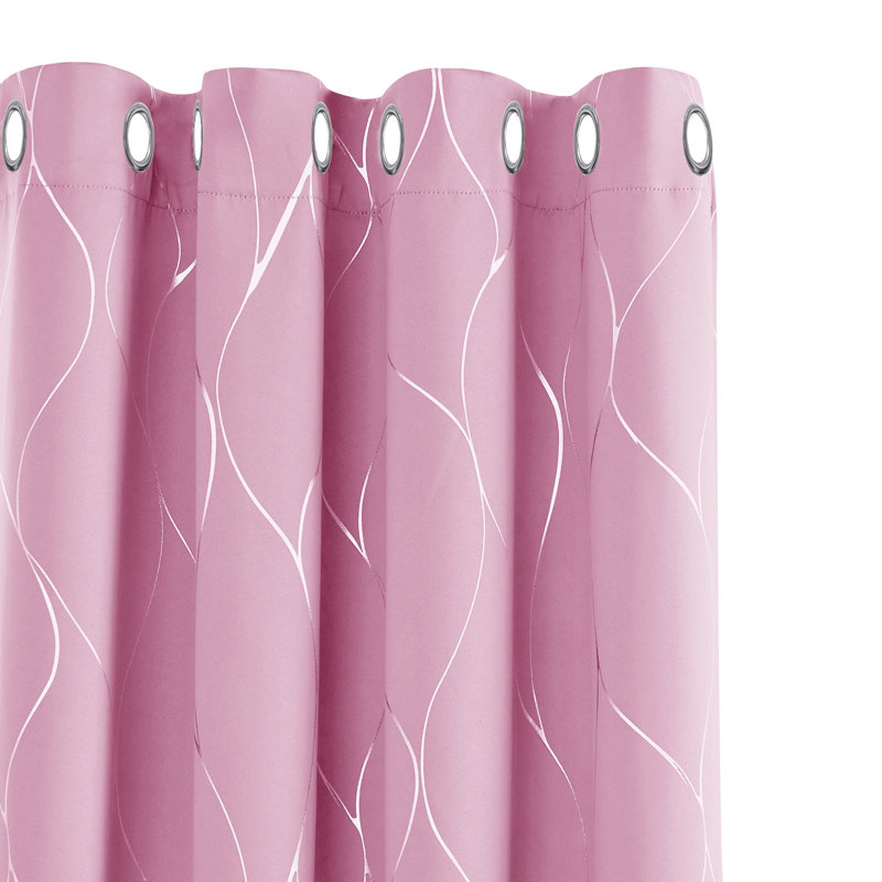 Clefa Blackout Curtain Pair, 55cm Width x 245cm Drop