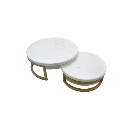 Présentoirs à gâteaux emboîtables en marbre