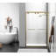 Porte de douche coulissante double demi-cadre 47 "- l 48" x H 76 "-85752640