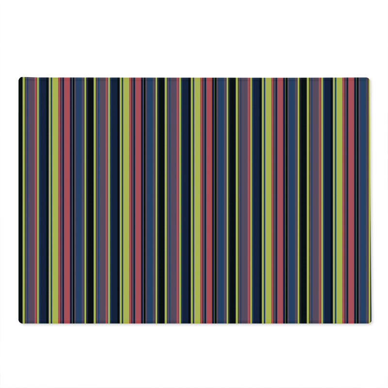 Multicolore planche à découper rétro Ambesonne