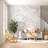 Ivory Embossed Petal Flow-301192981