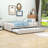 Upholstered Daybed with USB and Twin Trundle-107339404