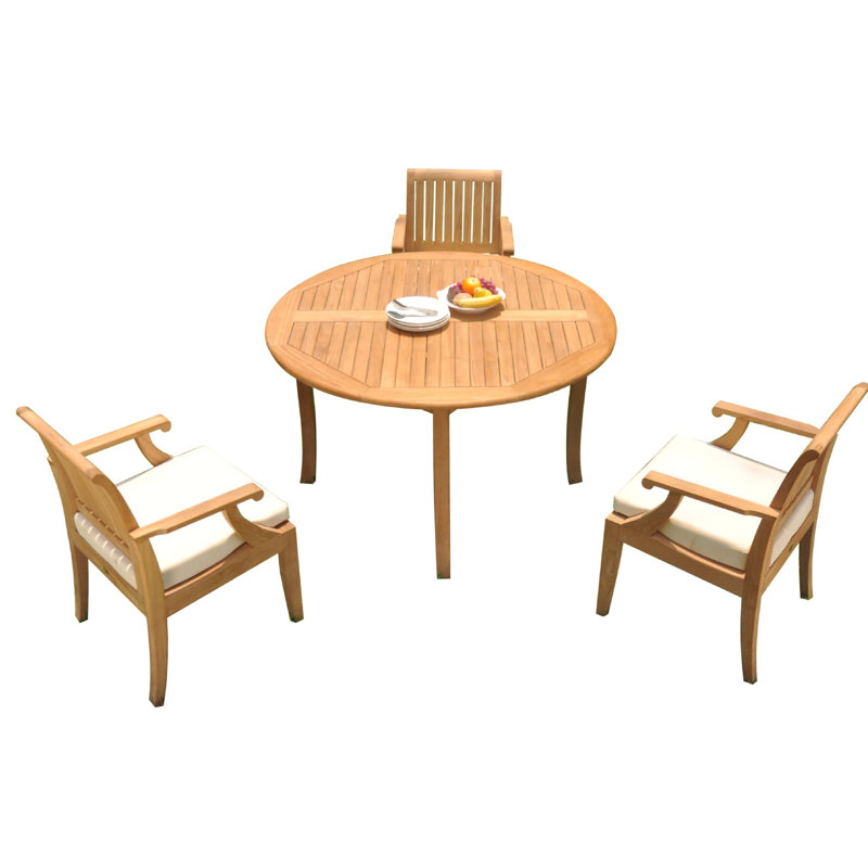 Ensemble repas pour 4 personnes Jerrold, H 31 po x L 36 po x l 36 po, 3