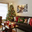 «Winter Deer Forest», art mural sur toile-1001591618