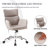 Caylin Swivel Faux Leather Task Chair-1900549050