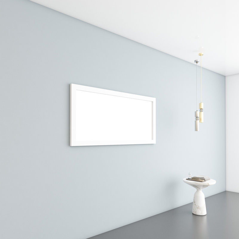 Miroir Gemma 48, 28,37 po x 59 po, Blanc mat