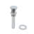 Square Glass Bathroom Vessel Sink with Drain Mini Bath Bowl
