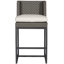 Tabouret de bar avec coussin 26,5 "Bridgehampton
