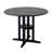 Black Round Solid Wood Dining table-1309488567