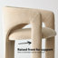 Tabouret de coiffeuse moderne avec accoudoirs-371906284