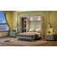 Lit escamotable double avec tablettes-727907795-727907792
