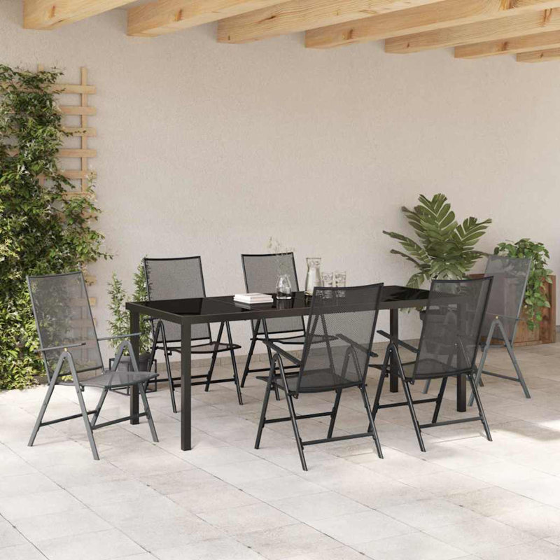 6 - Person Patio Dining Set Rectangular Table
