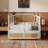 Traditional Style Rattan Daybed With 2 Drawers For Limited Space, Guest Room, No Box Spring Needed-1937376943-1937376942