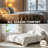 Visco Gel Infused Memory Foam Mattress in a Box - Full Size, Extra Firm Support for Cool & Relaxed Sleep, White-317227311