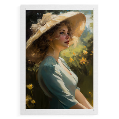 «WOMEN Series DCCXC», reproduction sur toile de qualité supérieure seulement - non encadrée - prête à être accrochée
