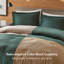 Ensembles de literie Modern, édredon en velours côtelé pour grand lit 3 pièces