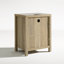 Table de chevet 2 tiroirs 25 "avec prises intégrées Arrilla-1029917410
