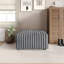 Repose-pieds en velours gris clair-379040994