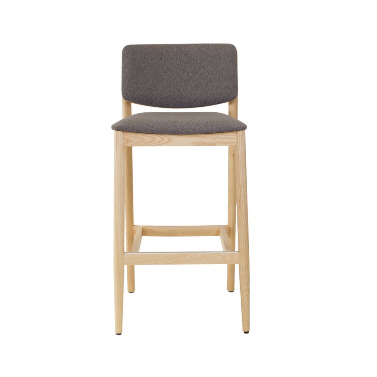 Lando Fabric Backless Bar Stool (Oak) – Bar Stools