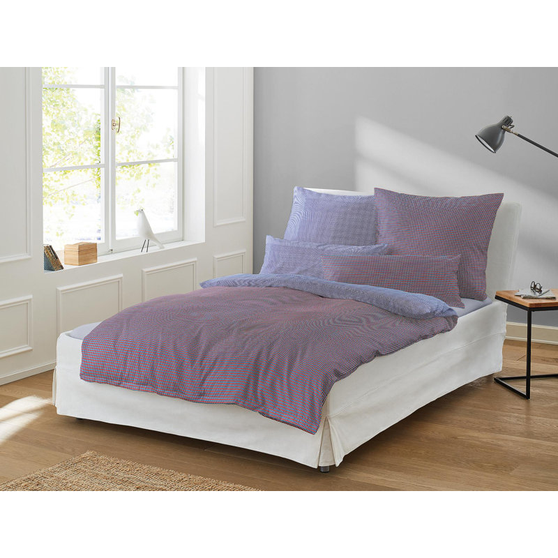 Eco Duvet Cover Set, Single - 1 Pillowcase (80 x 80 cm), Blue