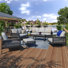 Townsend 7 - Person Outdoor Seating Group with Sunbrella Cushions