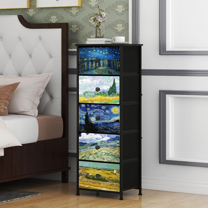 Commode 5 tiroirs Rozella