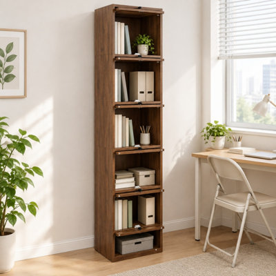 Bibliothèque haute 5 niveaux