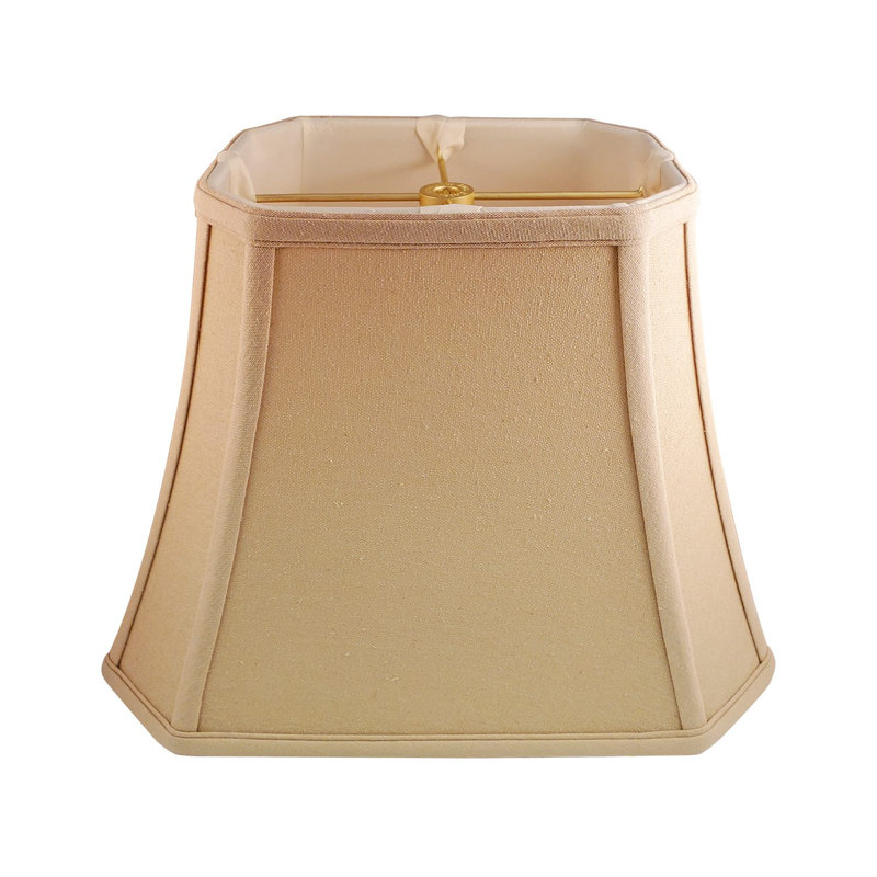 Abat-jour cloche en lin (araignée) H 12,25 po x l 16 po beige