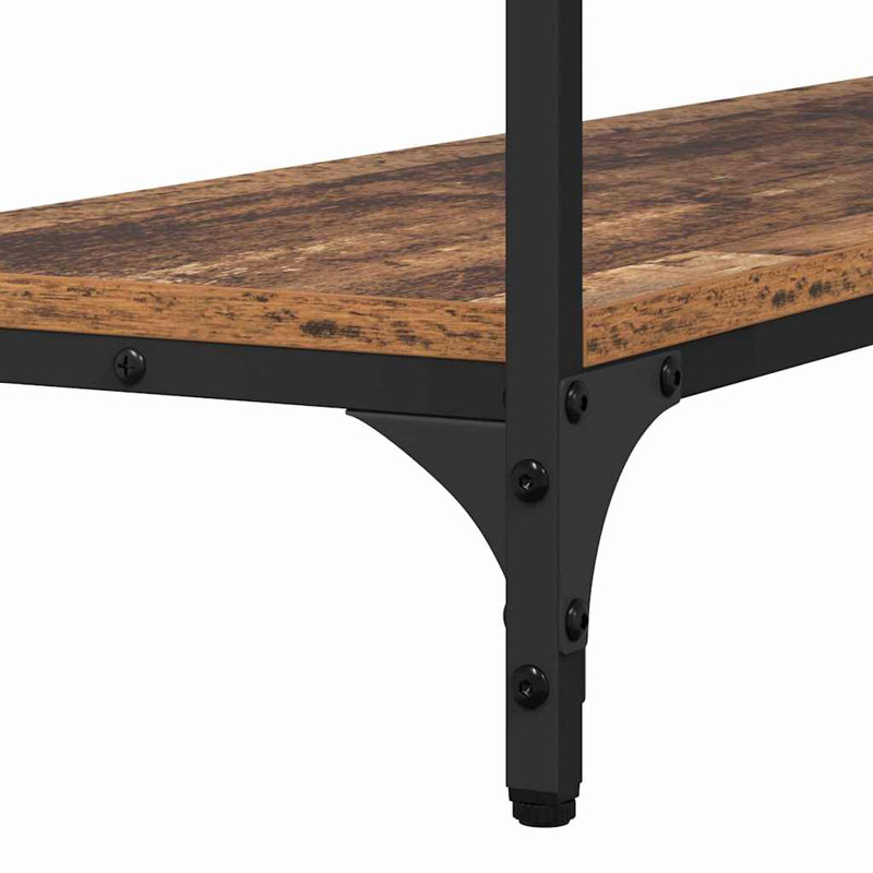 Console Table 100 X 29 X 75 Cm Engineered Wood, Old Wood