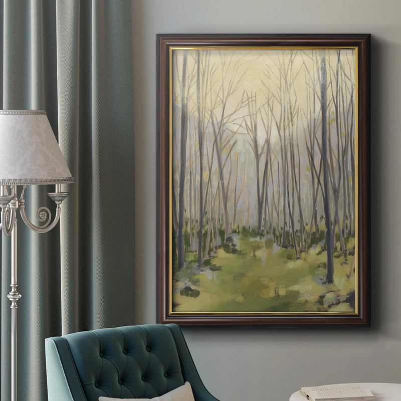 Delicate Forest II - peinture sur toile encadrée, H 27 po x l 18 po x P 2,5 po