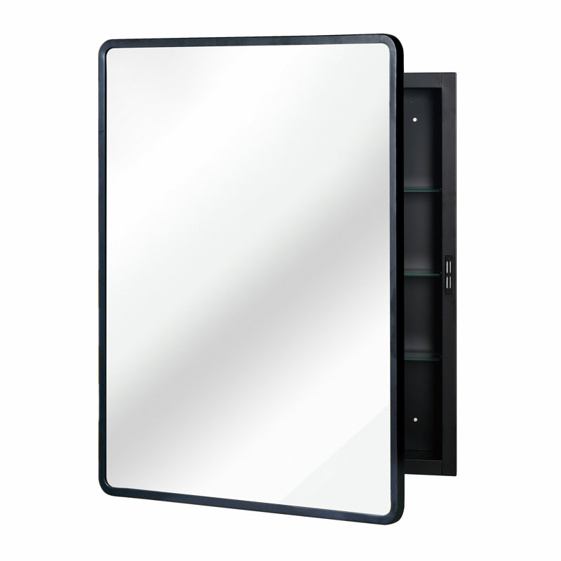 Armoire à miroir encastrée, H 30 po x l 24 po x P 5,12 po