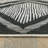 Contemporary Geometric Stripe Weather Resistant Reversible Indoor/Outdoor Area Rug-1548805342