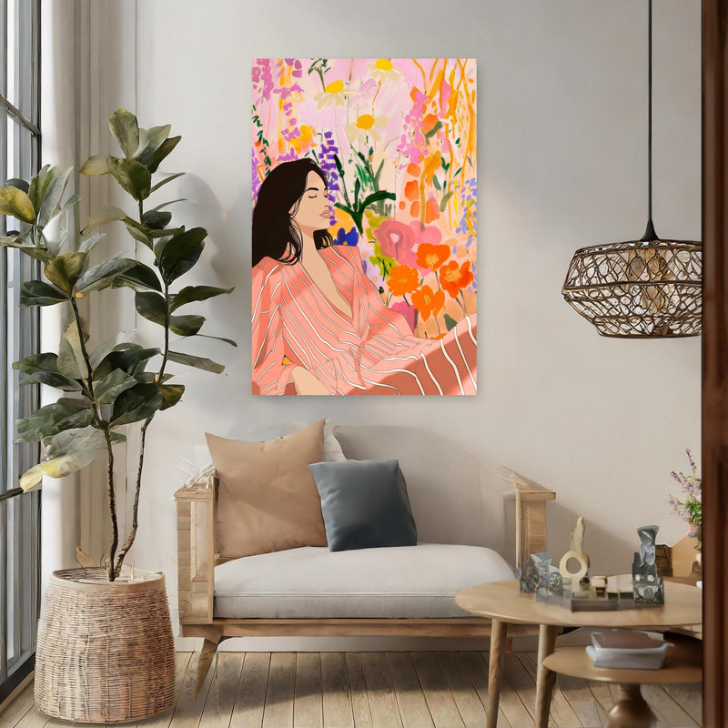 Art contemporain, art contemporain abstrait, H 48 po x l 32 po