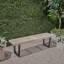 Banc de patio avec pieds en fer-1261191061