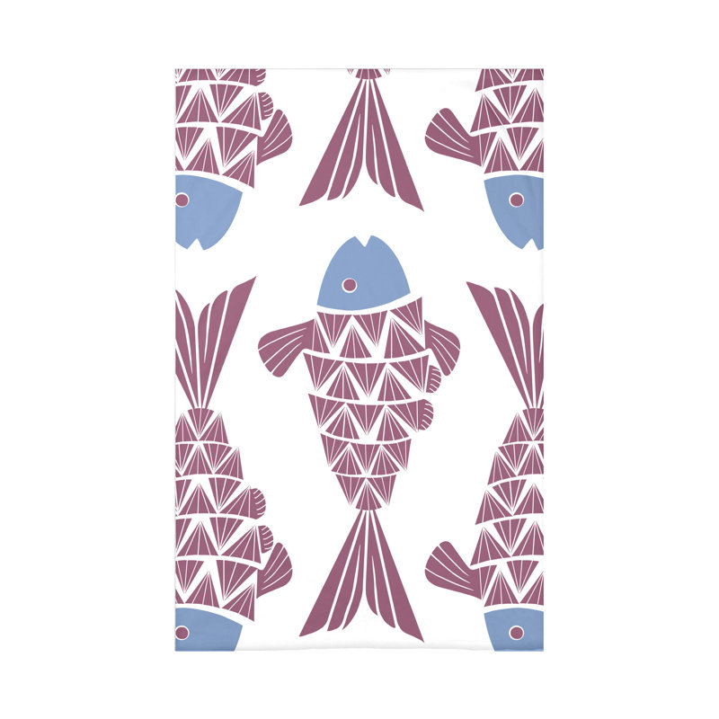 Beach Vacation Throw Blanket, 60" L x 50" W x 0.5" D, Purple