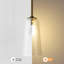 Luminaire suspendu en forme de cloche moderne en nickel / or à 1 lumière de 6,1 po avec verre bleu / blanc pour salle à manger ou îlot de cuisine-371593823