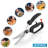 Zulay Kitchen Poultry Shears Spring-Loaded Heavy Duty Stainless Steel Chicken Shears