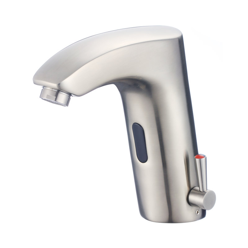 Lawa Single-Hole Bathroom Faucet, Brushed Nickel