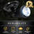 Black Abs Low Voltage Solar Powered Integrated LED Metal Spotlight