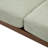 Dayton 72" Wide Mid-Century Modern Upholstered Sofa with Cane Rattan Arms, Rubberwood Frame for Living Room-2076724311-2047231052