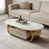 Plateau blanc / base or