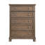 Commode 5 tiroirs en bois massif Leighton