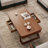 Modern simple rectangular ugin wood coffee table-106445071