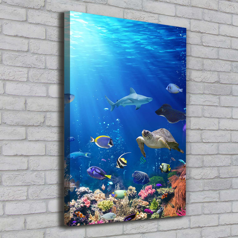 Coral reef 1 Piece Wrapped Canvas Wall Art