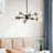 Millender 8-Light Dimmable Sputnik Modern Linear Chandelier-74062947